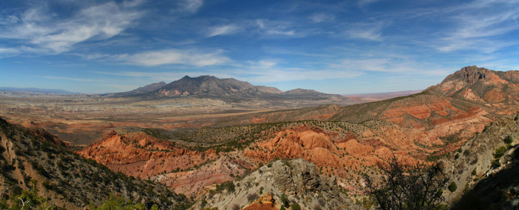 Mount Hillers at the core of the Henry Mountains in Utah